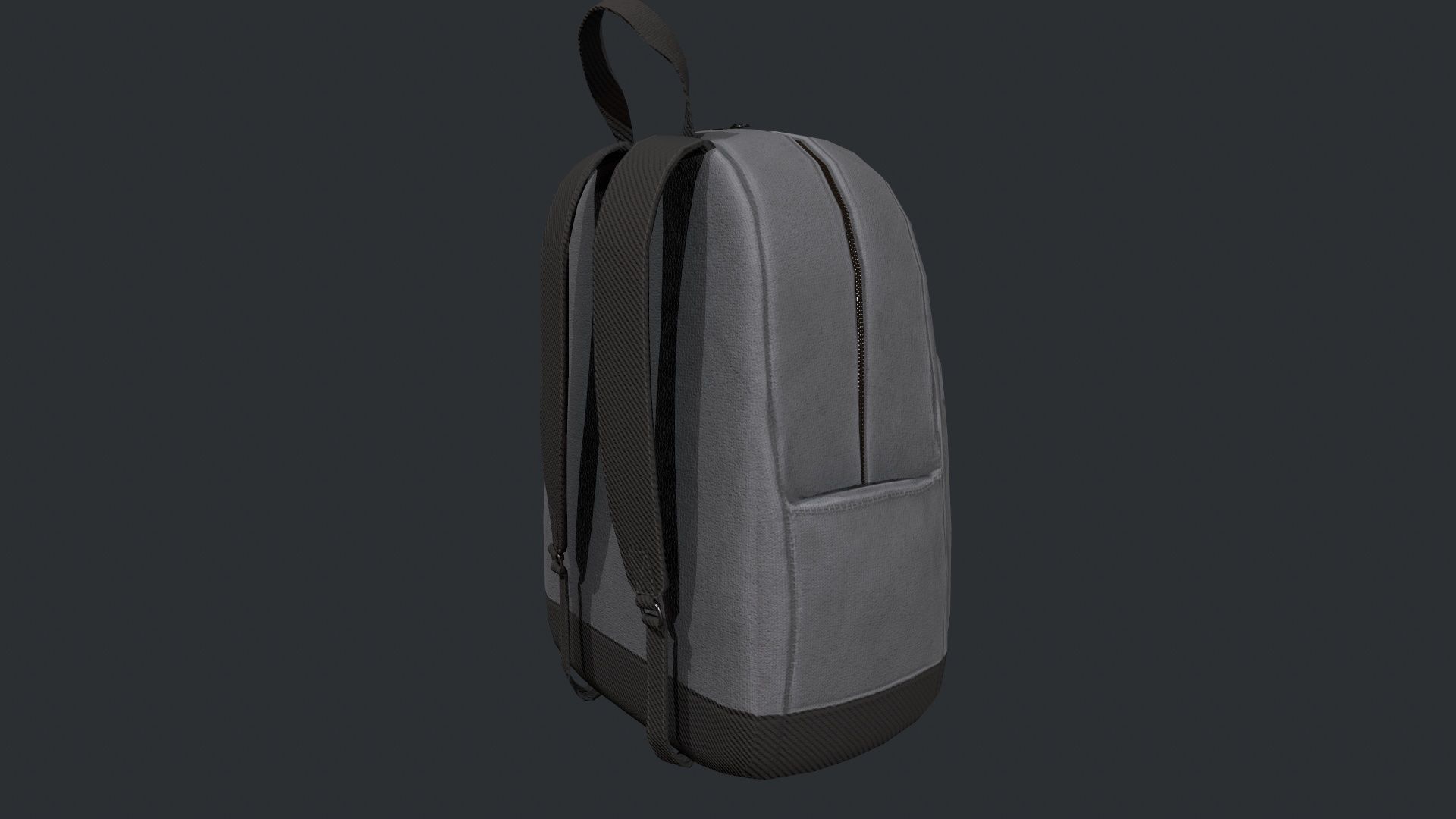 School Backpack - Color Variations  Low-poly 3D model_4