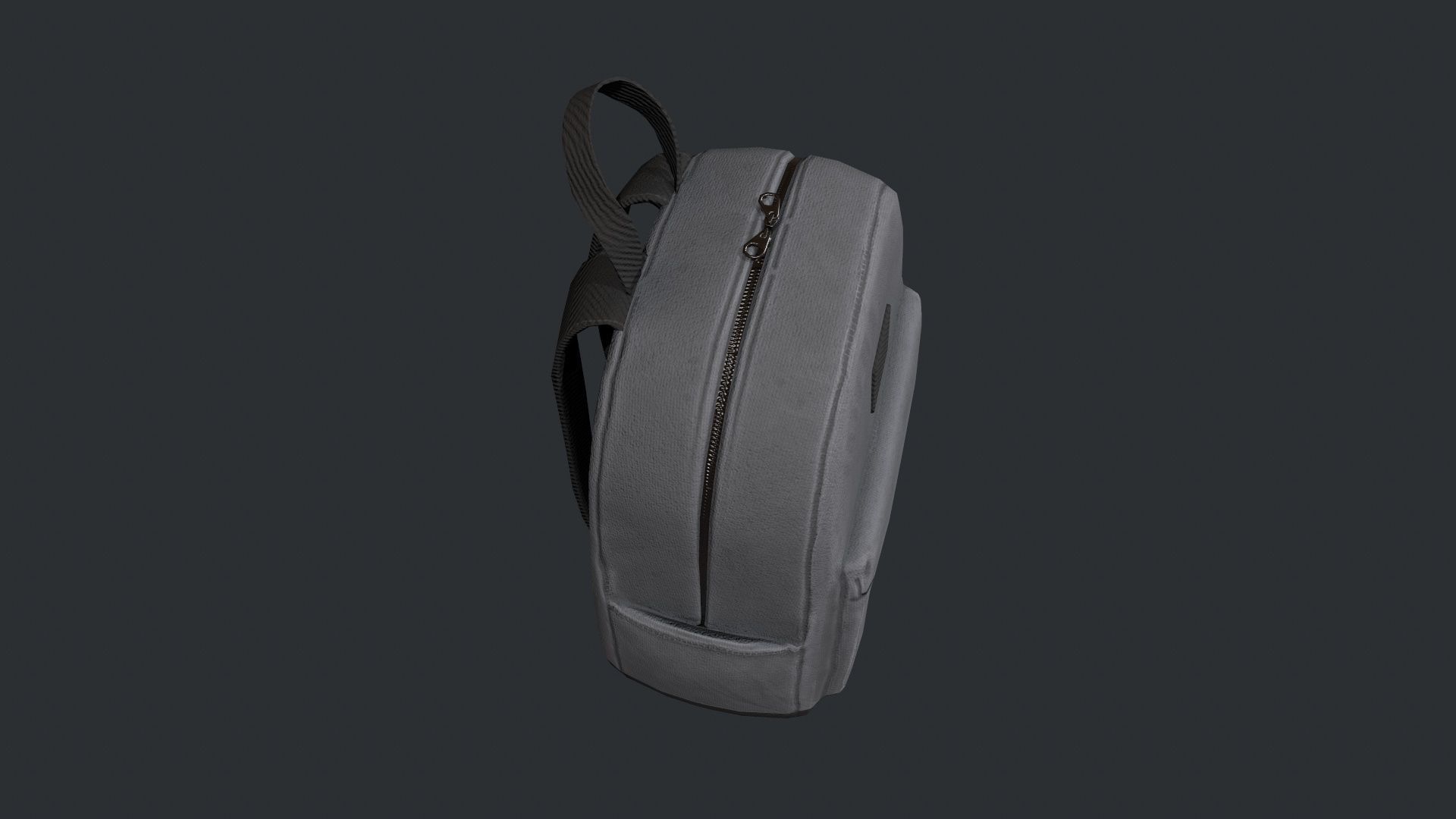 School Backpack - Color Variations  Low-poly 3D model_10