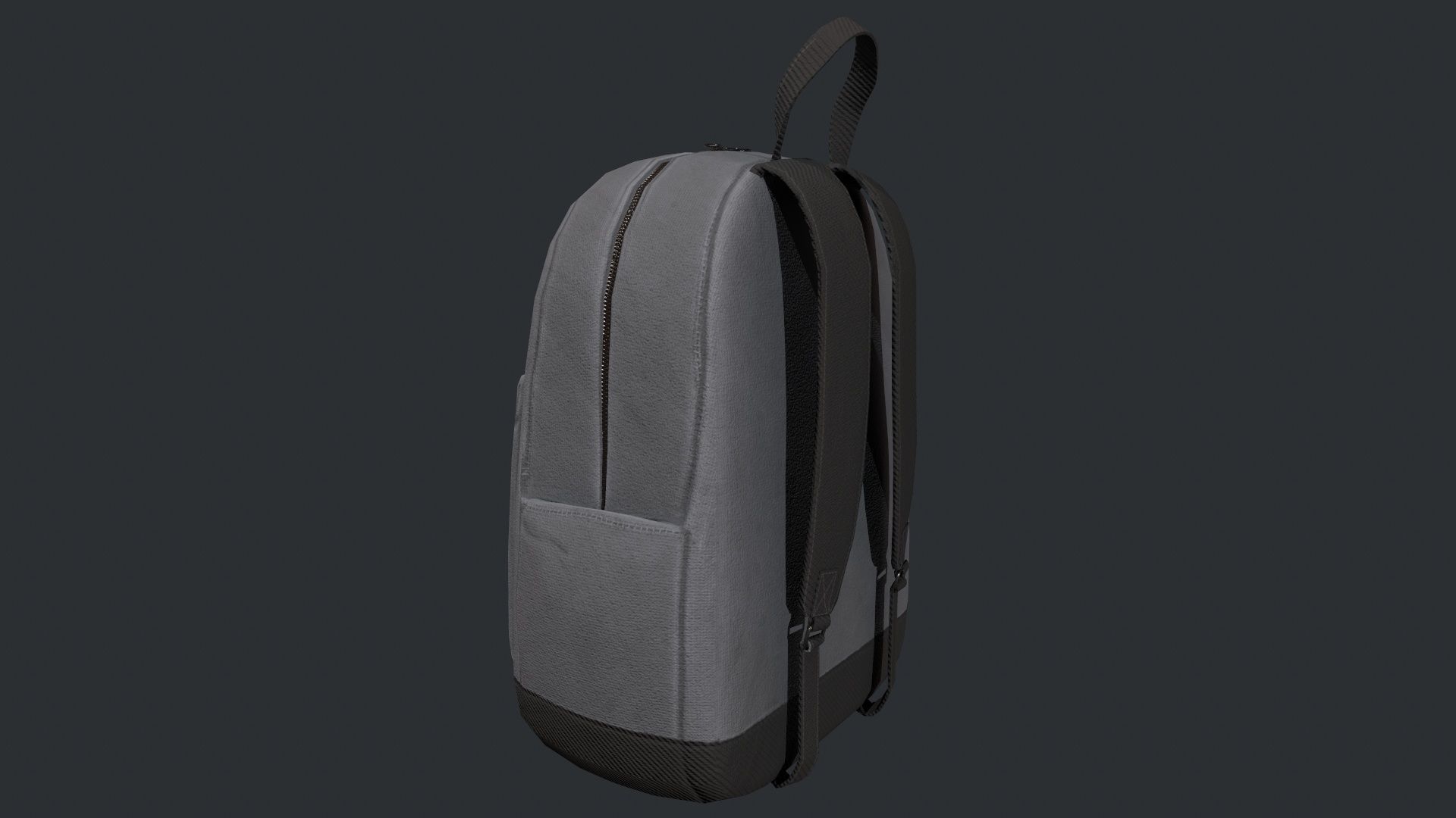 School Backpack - Color Variations  Low-poly 3D model_8