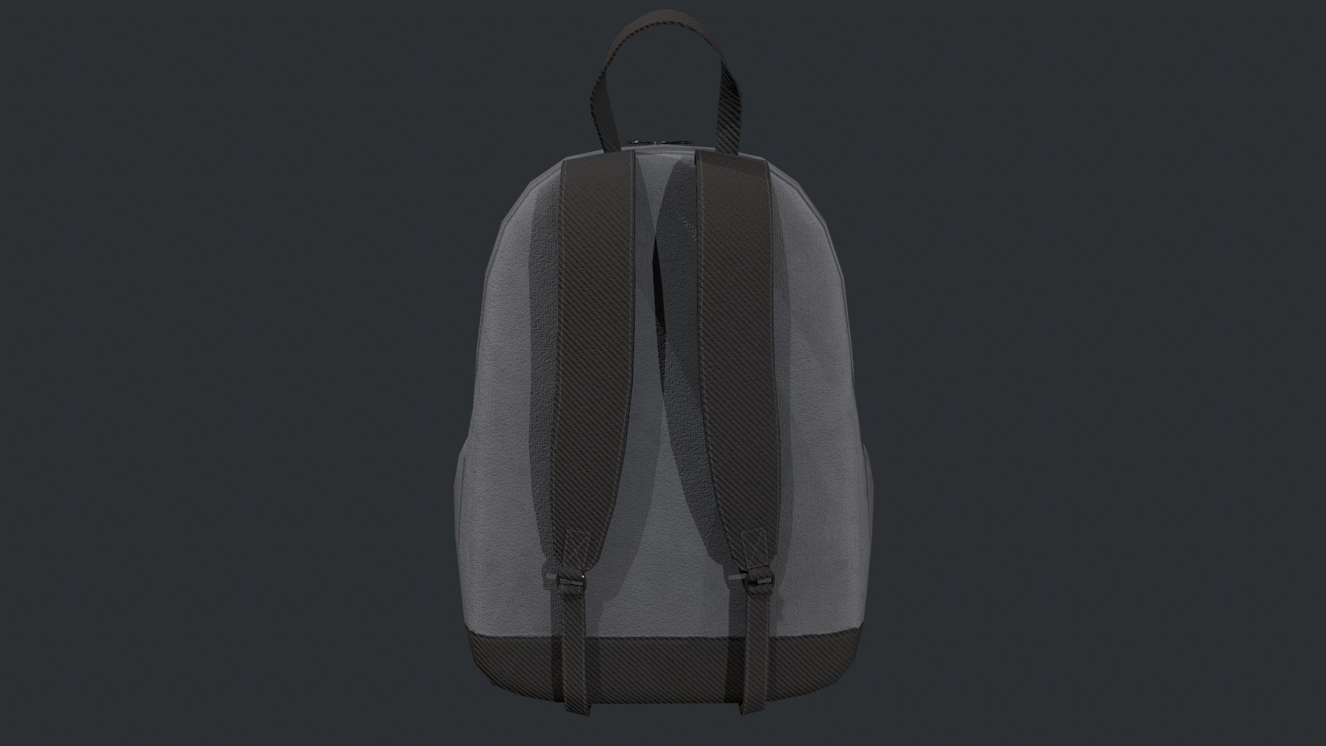 School Backpack - Color Variations  Low-poly 3D model_6