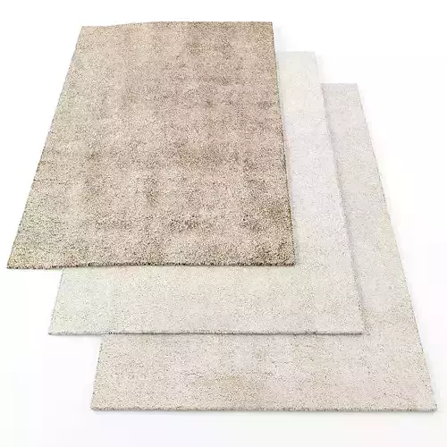 Asiatic esmae rugs Low-poly 3D model