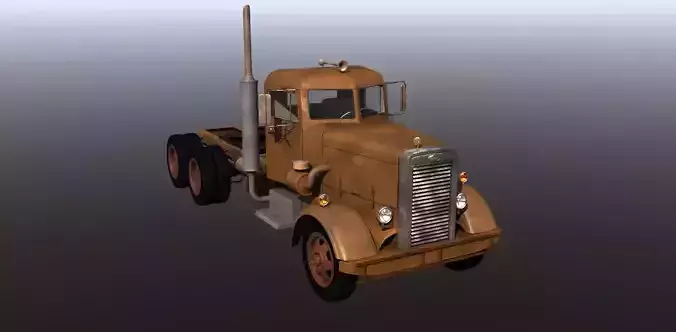 Peterbilt Truck from Duel 3D model