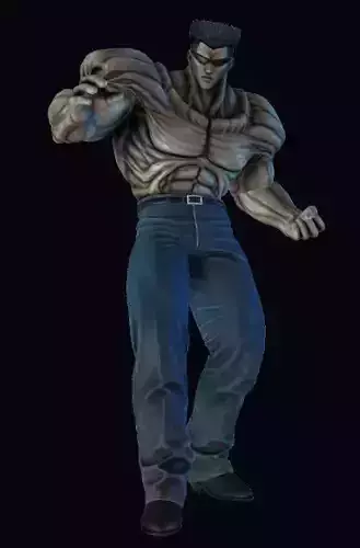 toguro character from street fighter 3D print model