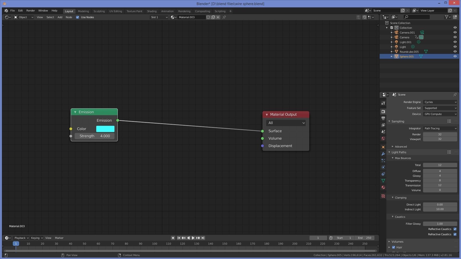 wire sphere 3D model_11