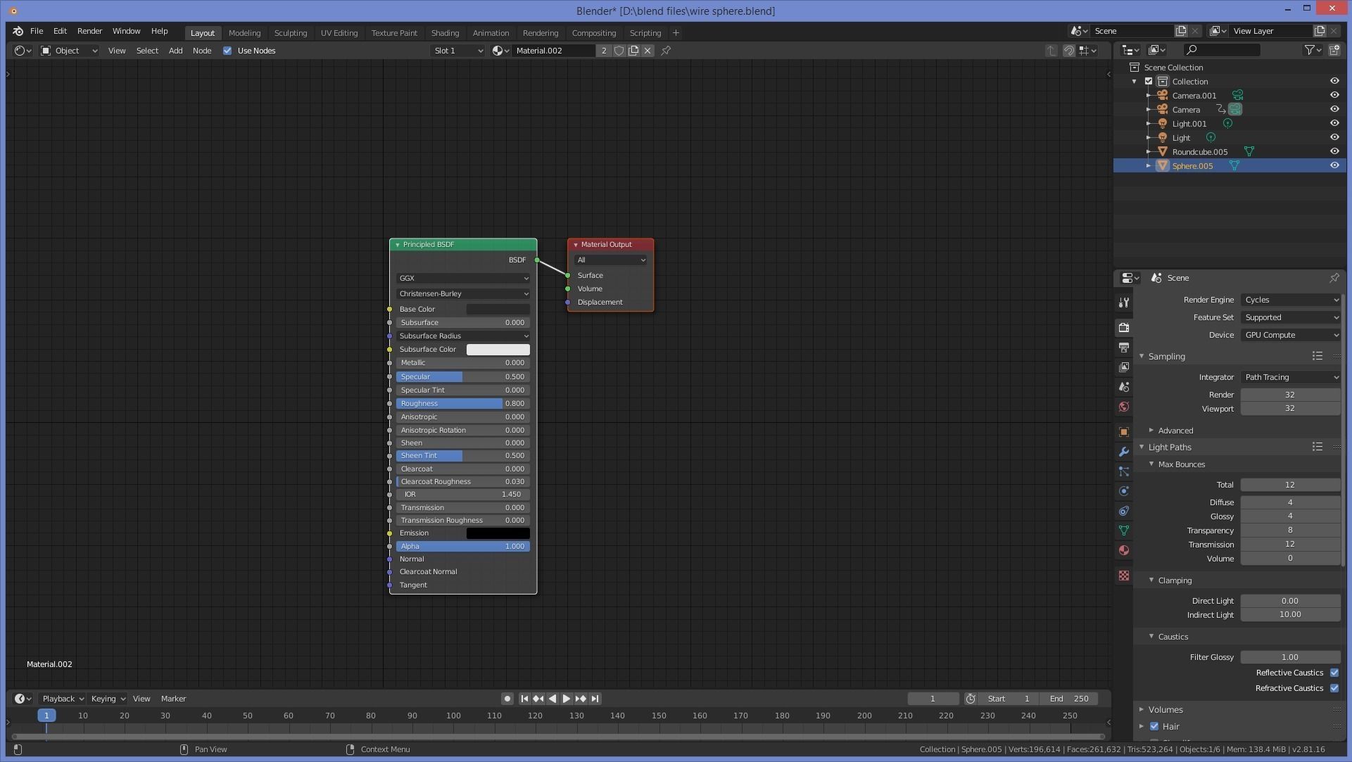 wire sphere 3D model_12