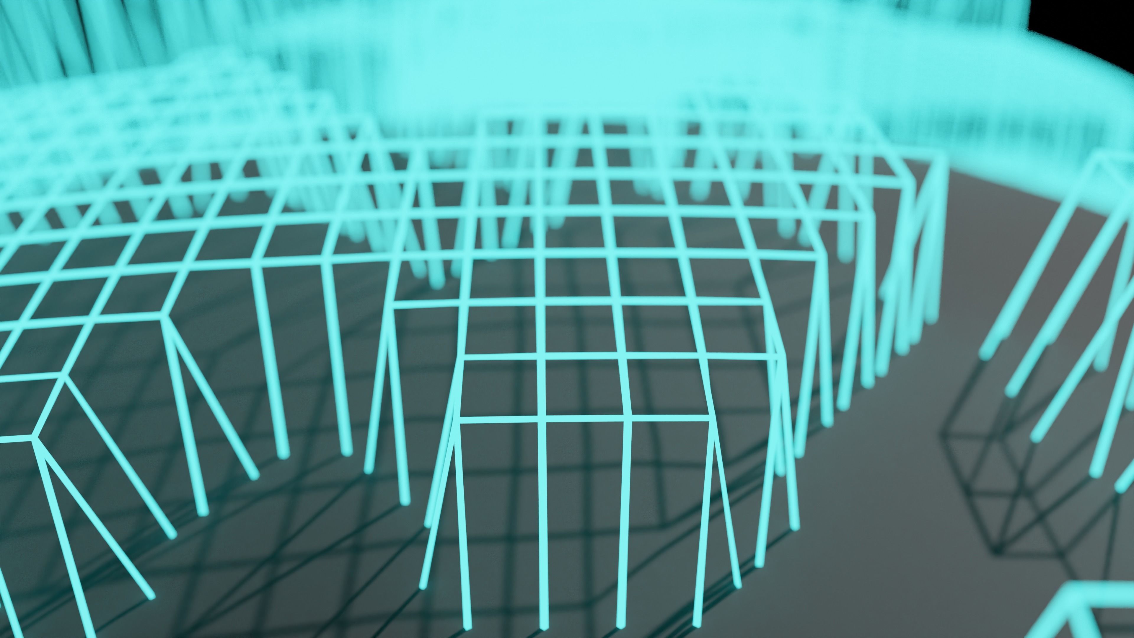 wire sphere 3D model_1