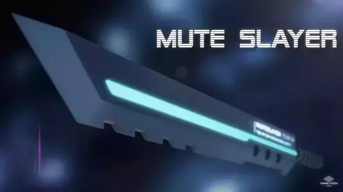 Sci-Fi Katana Mute Slayer Low-poly 3D model