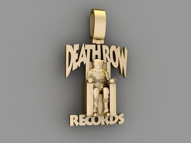 Pendants Death row records - KING ICE 3D print model