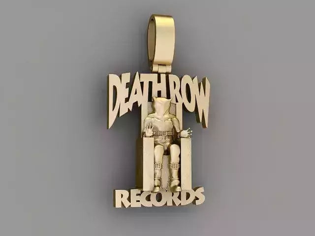 Pendants Death row records - KING ICE 3D print model