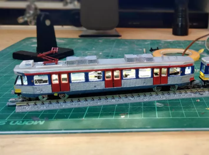 Hong Kong Light Rail N size first 3D print model