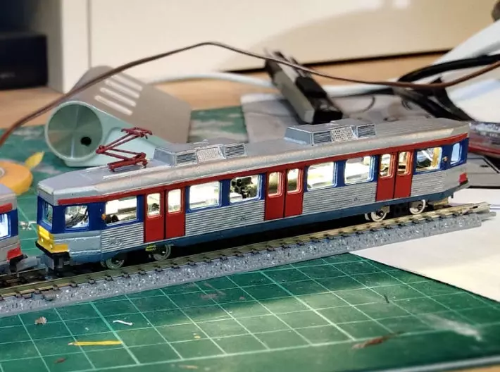 Hong Kong Light Rail N size back 3D print model