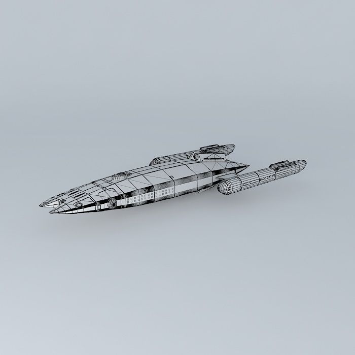 USS cheer Free 3D model_3