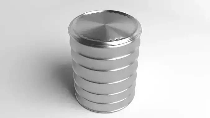 Tin Can - Cylinder 3D model