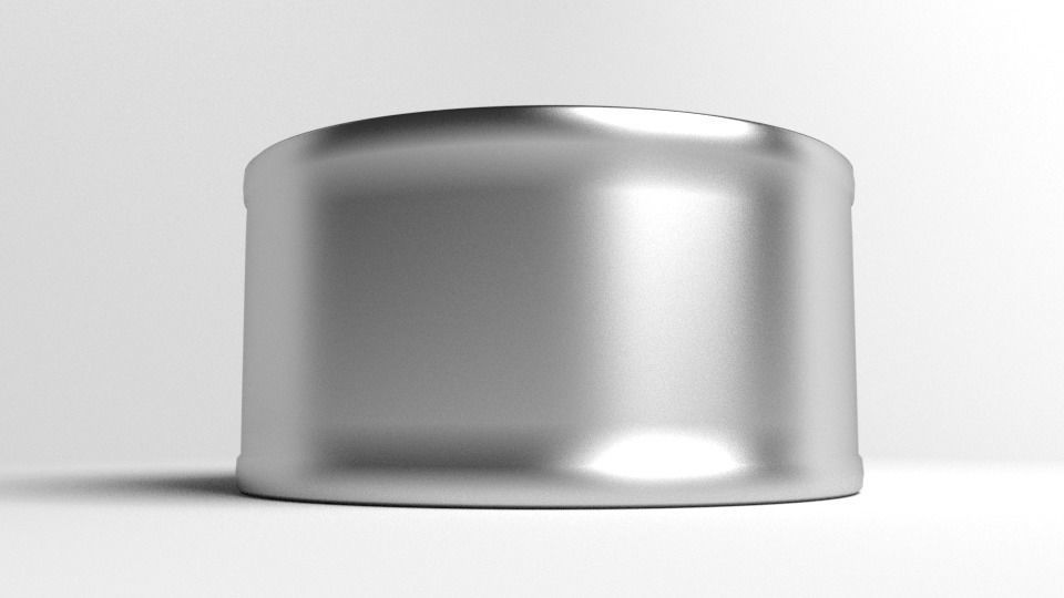 Tin Can - Short 3D model_2