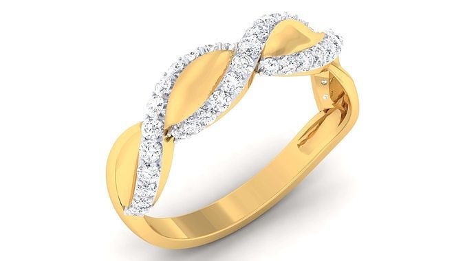 Couple Band Ring 3dm mgx render detail 3D print model