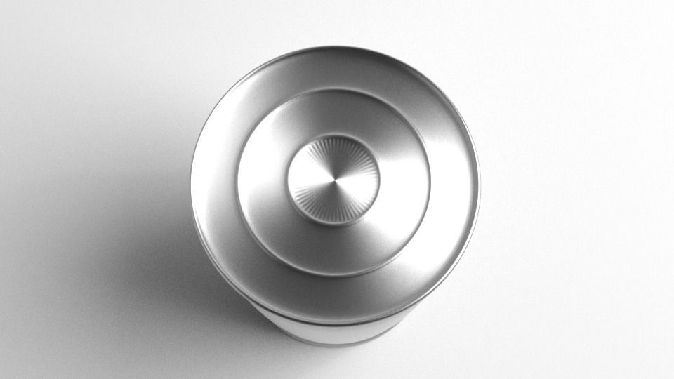 Tin Can - Tall 3D model_1