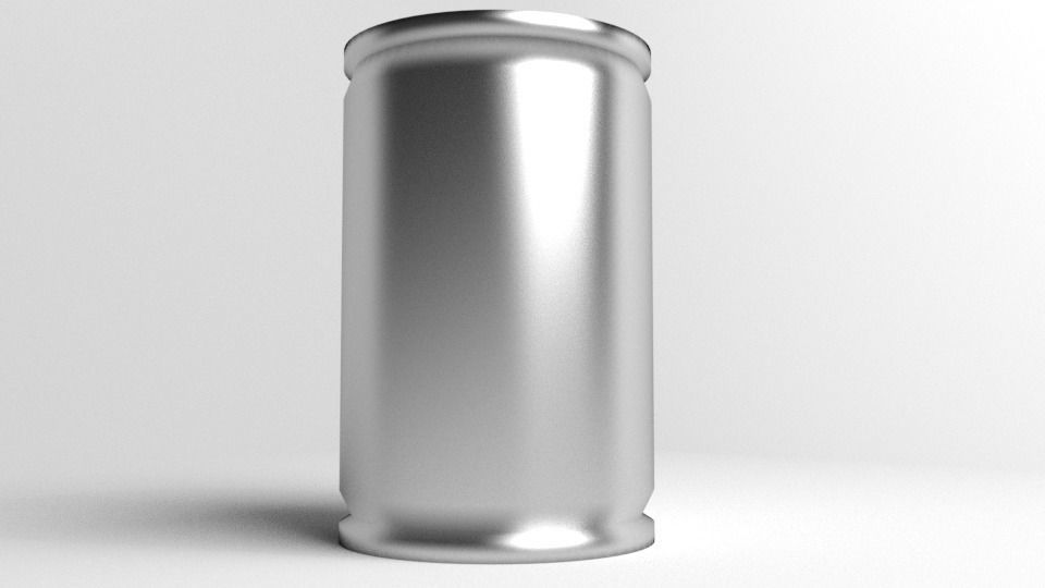 Tin Can - Tall 3D model_2