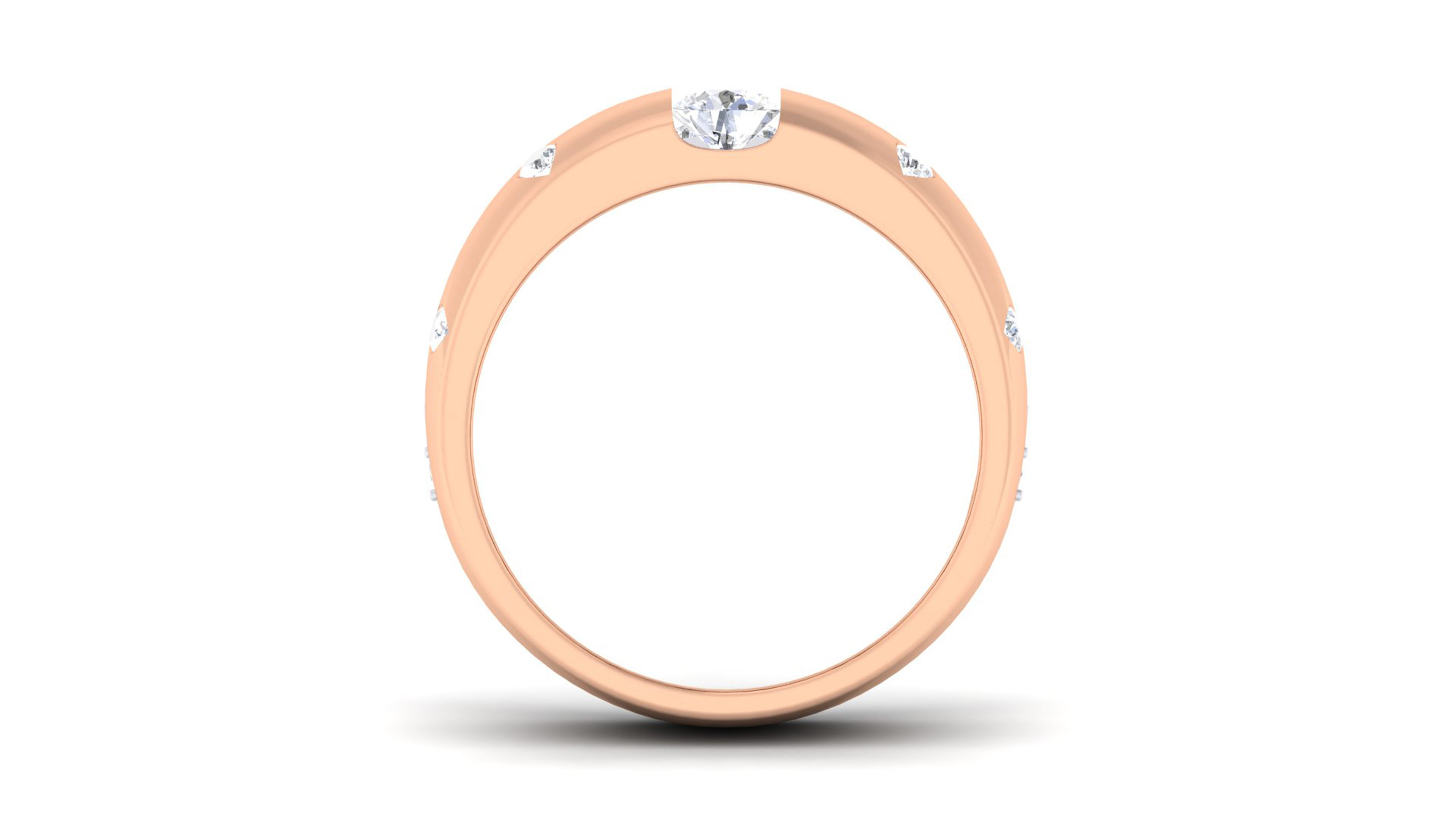 Couple Band Ring 3dm mgx render detail 3D print model_6