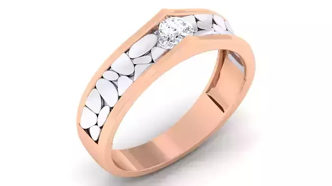 Couple Band Ring 3dm mgx render detail