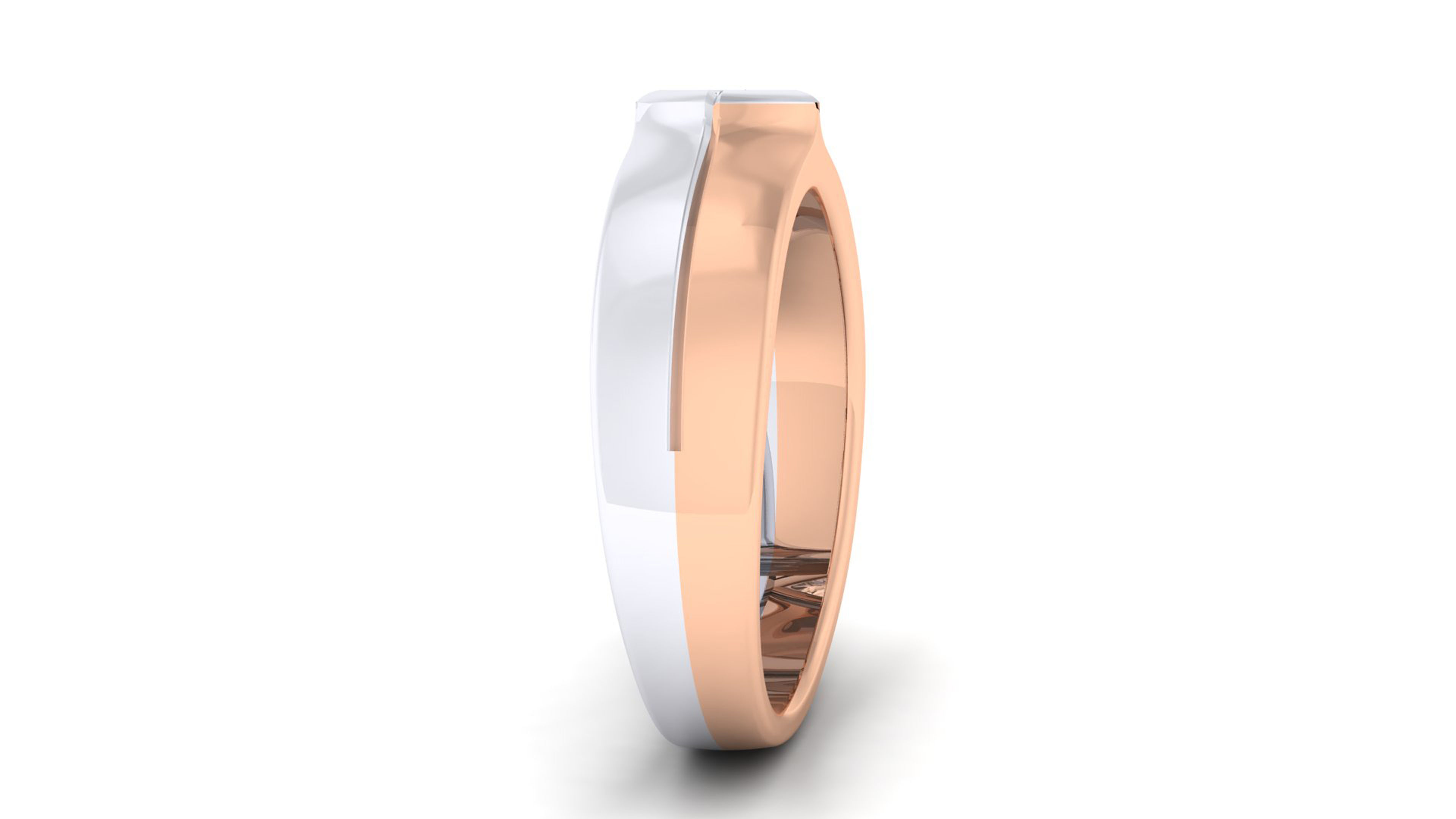 Couple Band Ring 3dm mgx render detail 3D print model_8