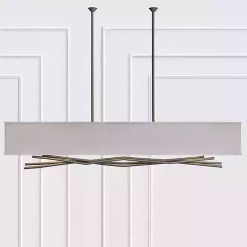 Brindille Rectangle Pendant