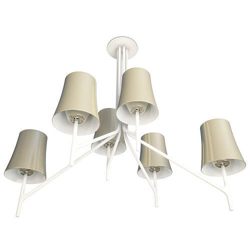Birdie Ceiling Lamp 6 Foscarini 3D model