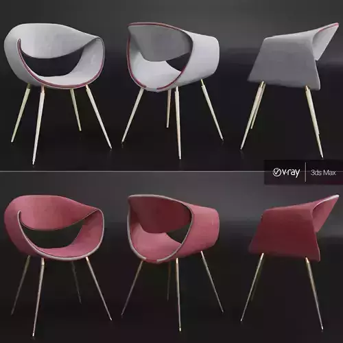Brabbu loves modern chair 3D model