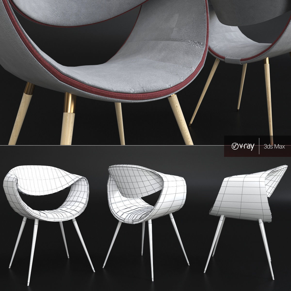 Brabbu loves modern chair 3D model_1