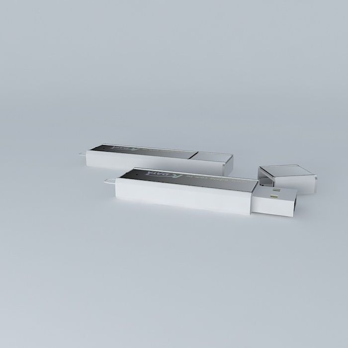 A-Data PD14 USB stick 1GB Free 3D model_1