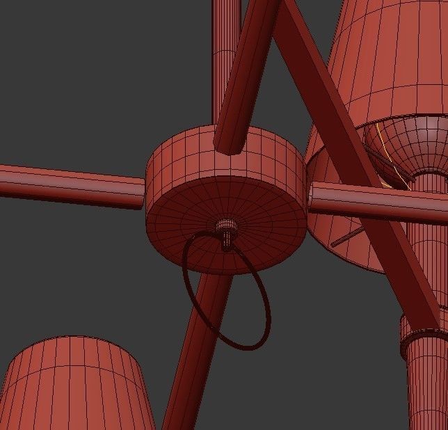 Ventana Three Tier Chandelier 3D model_7