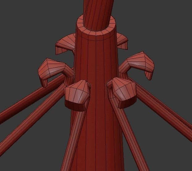 Kichler 44269PN Marilyn 6 Light 3D model_7