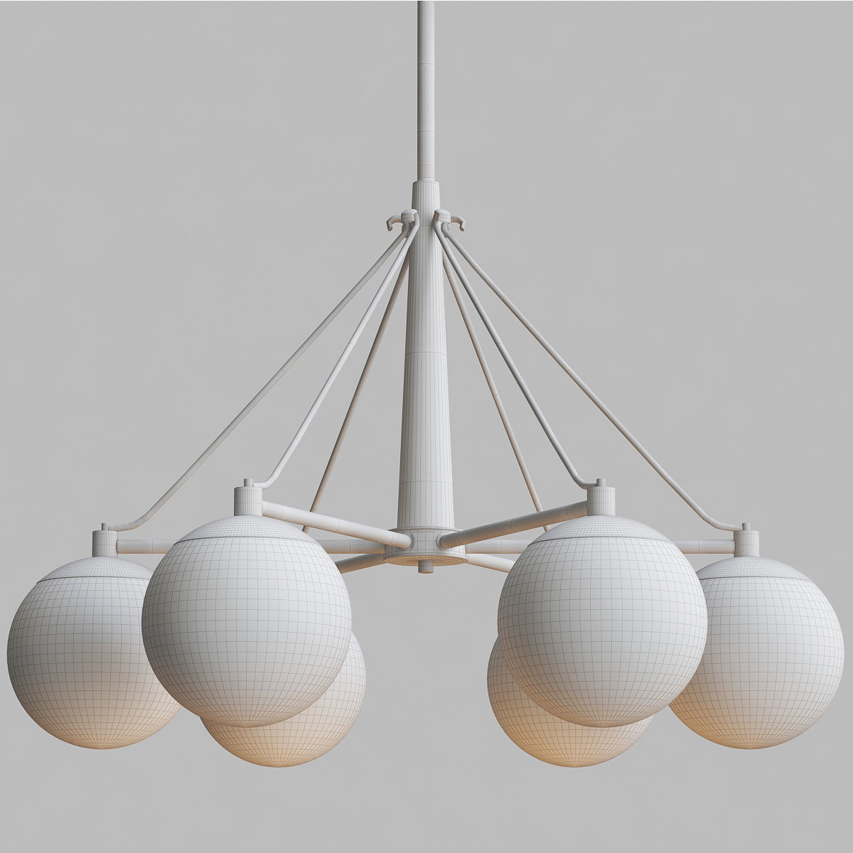 Kichler 44269PN Marilyn 6 Light 3D model_1