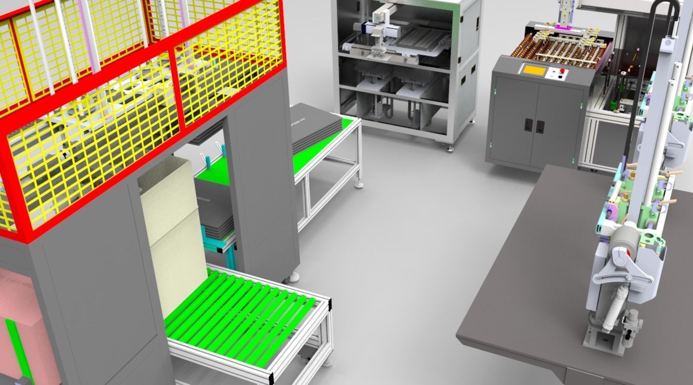 Feeding machine Assembly 3D model_2