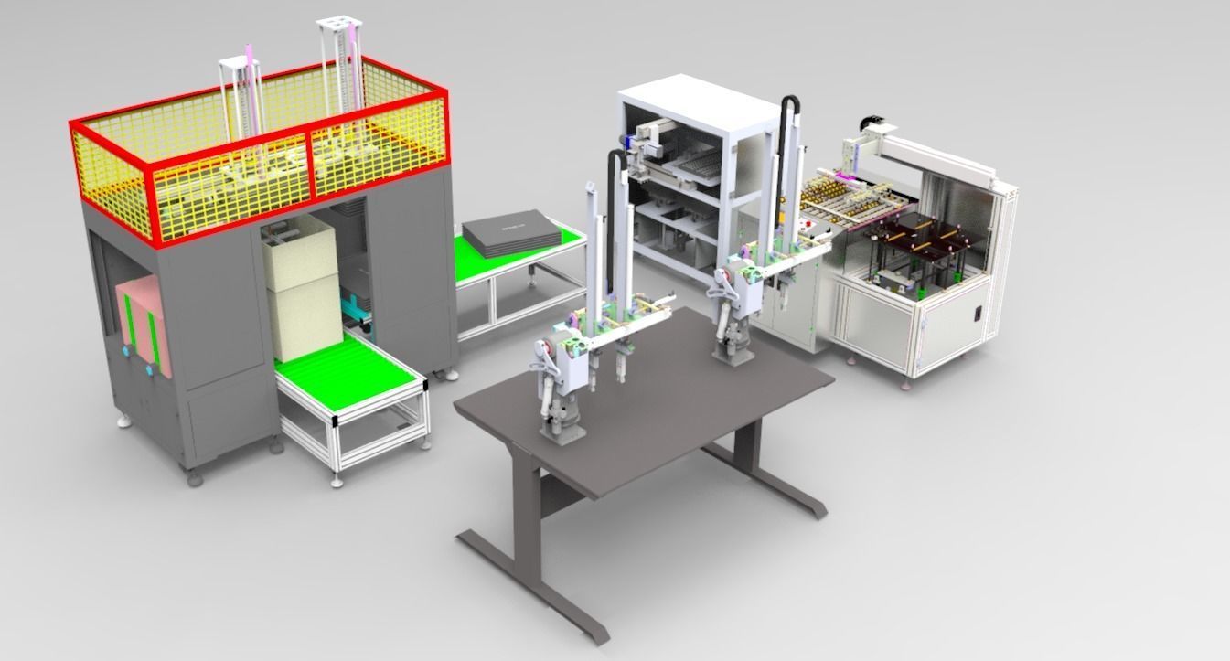 Feeding machine Assembly 3D model_1