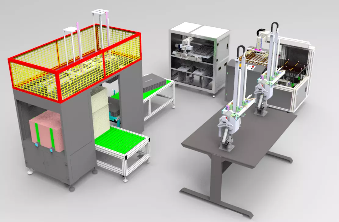 Feeding machine Assembly 3D model_0