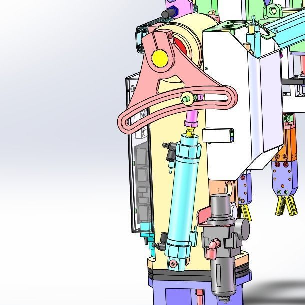 Feeding machine Assembly 3D model_7