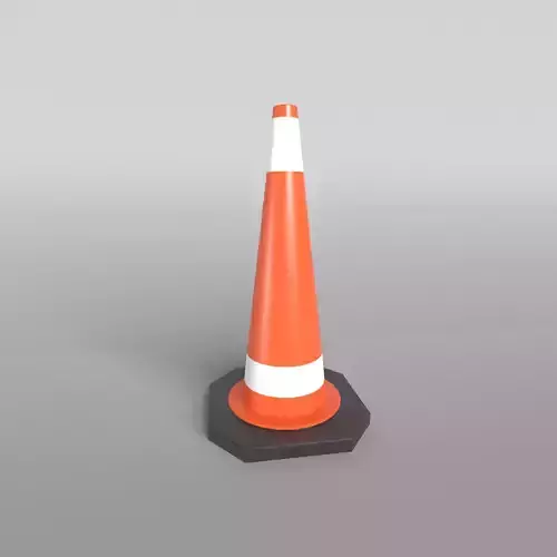 Conical Road Sign v1 001