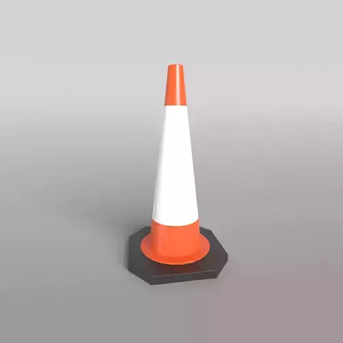 Conical Road Sign v1 002