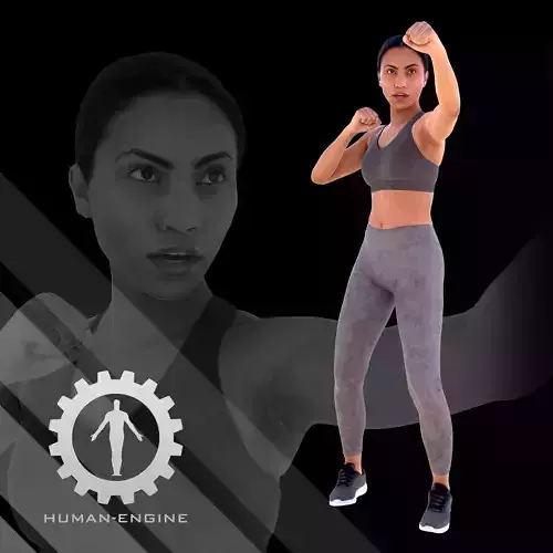 Female Scan - Fighting Pose Calypso 118