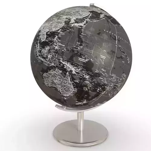 Black Earth Globe