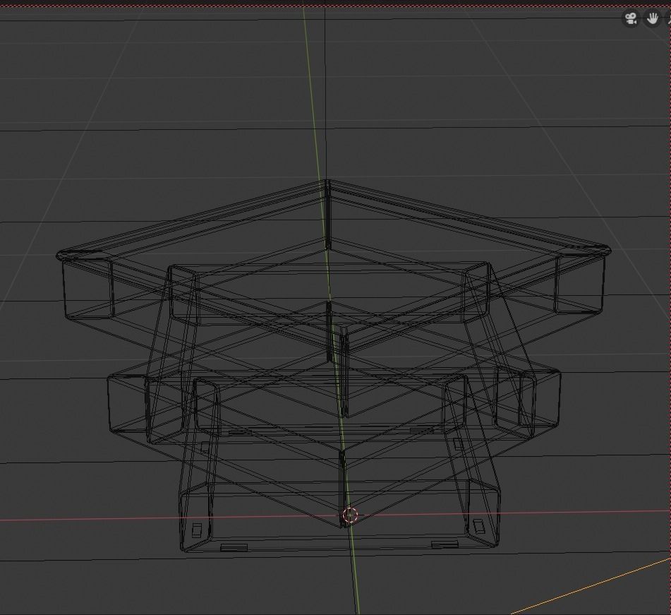 Glass Table 3D model_1