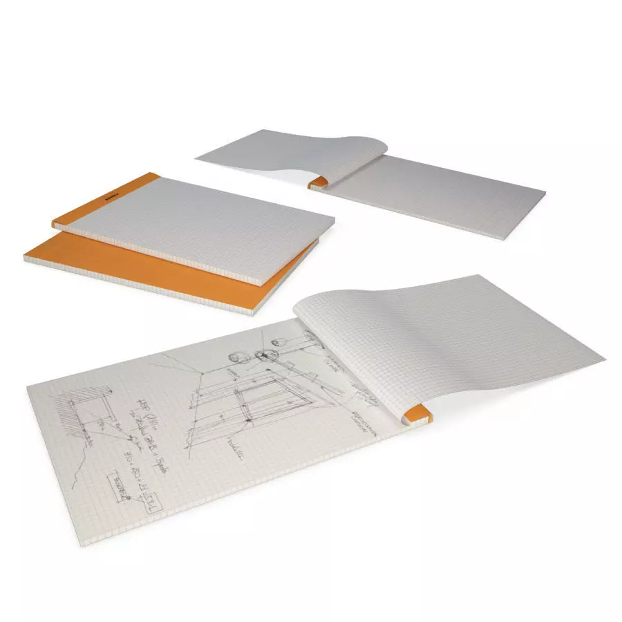 Opened Closed Notebooks 3D model_0