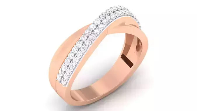 Couple Band Ring 3dm mgx render detail