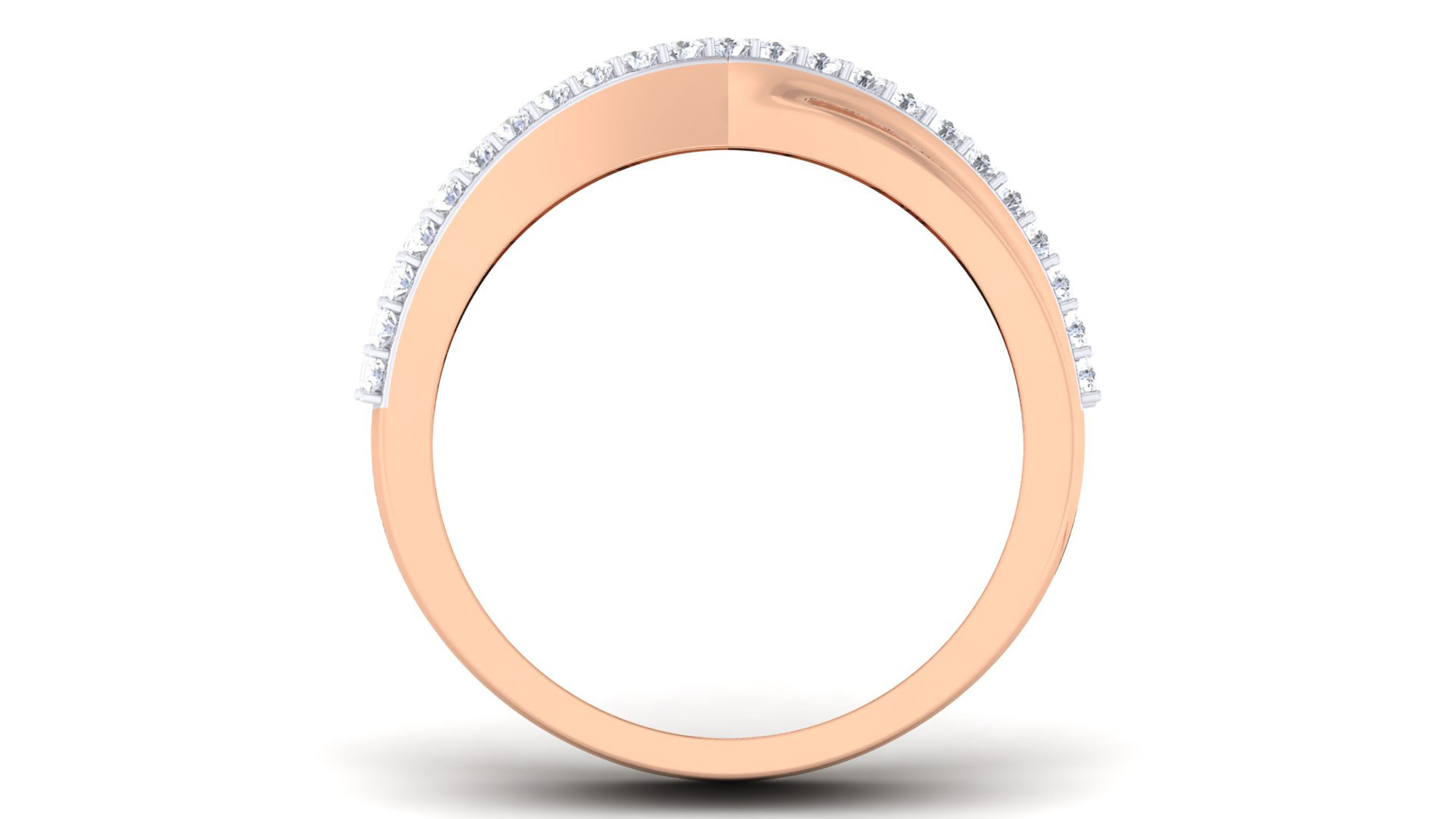 Couple Band Ring 3dm mgx render detail 3D print model_3