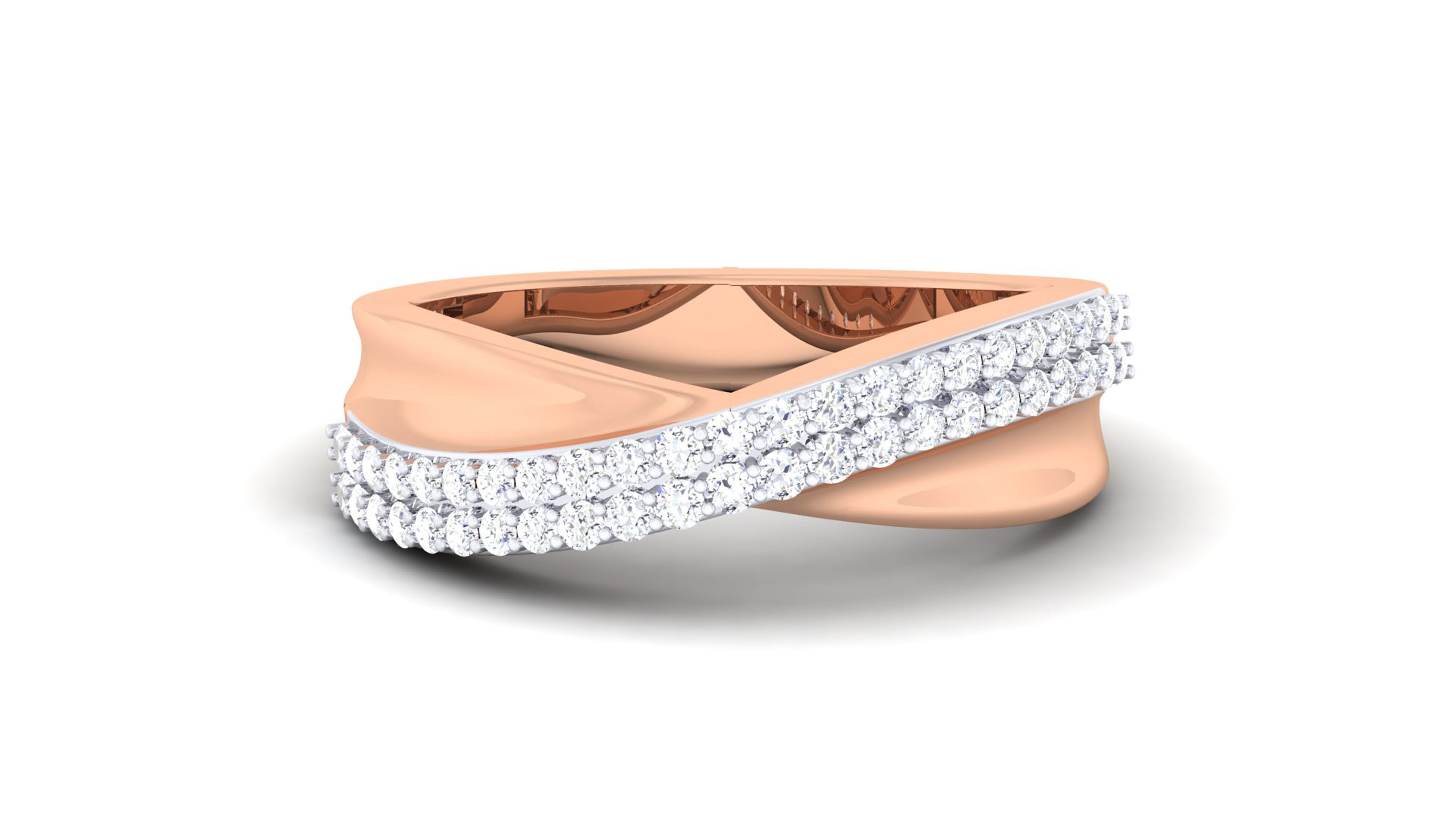 Couple Band Ring 3dm mgx render detail 3D print model_9