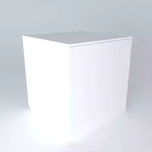 Night table 3 drawers 45 cm