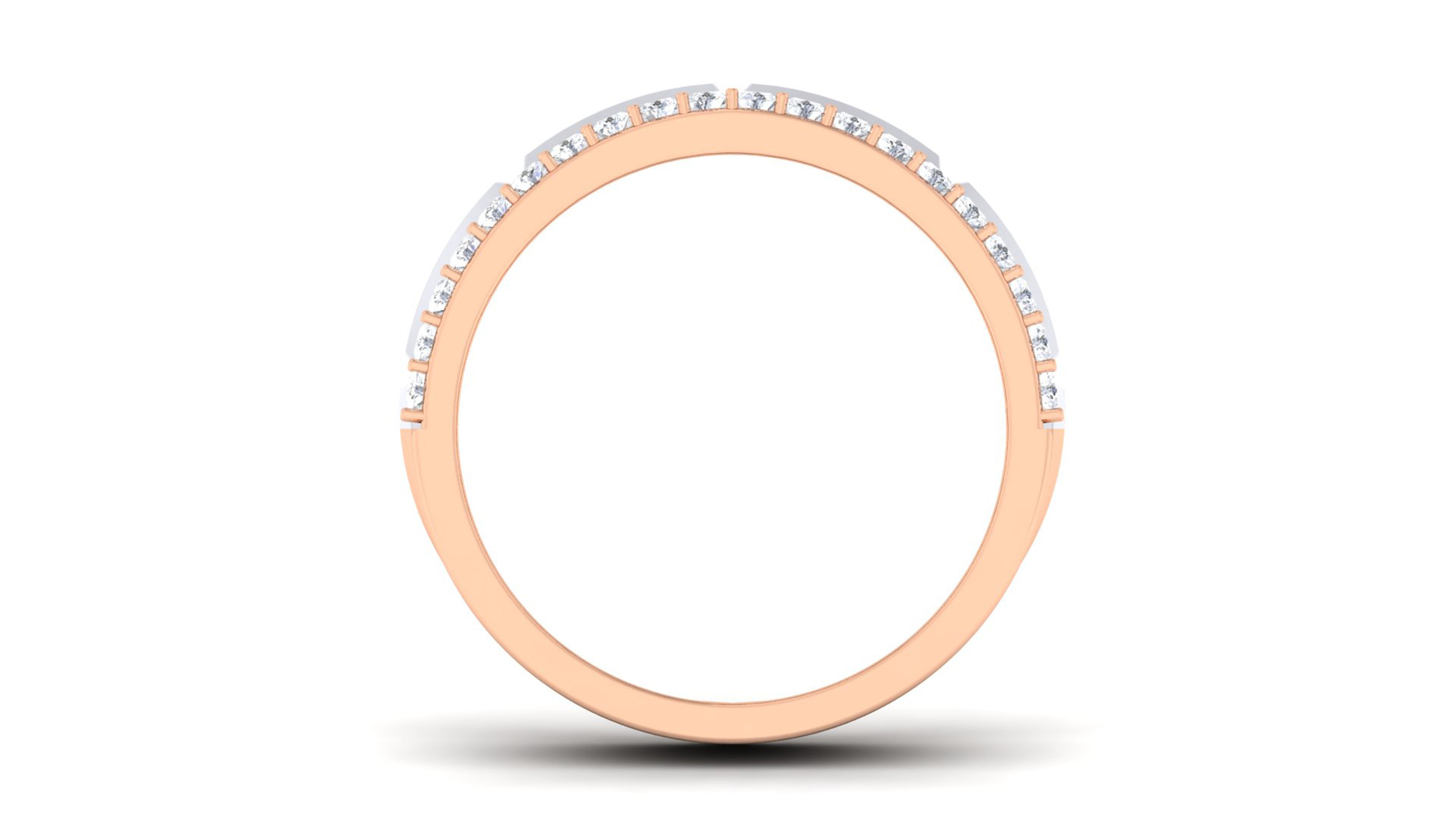 Couple Band Ring 3dm mgx render detail 3D print model_6