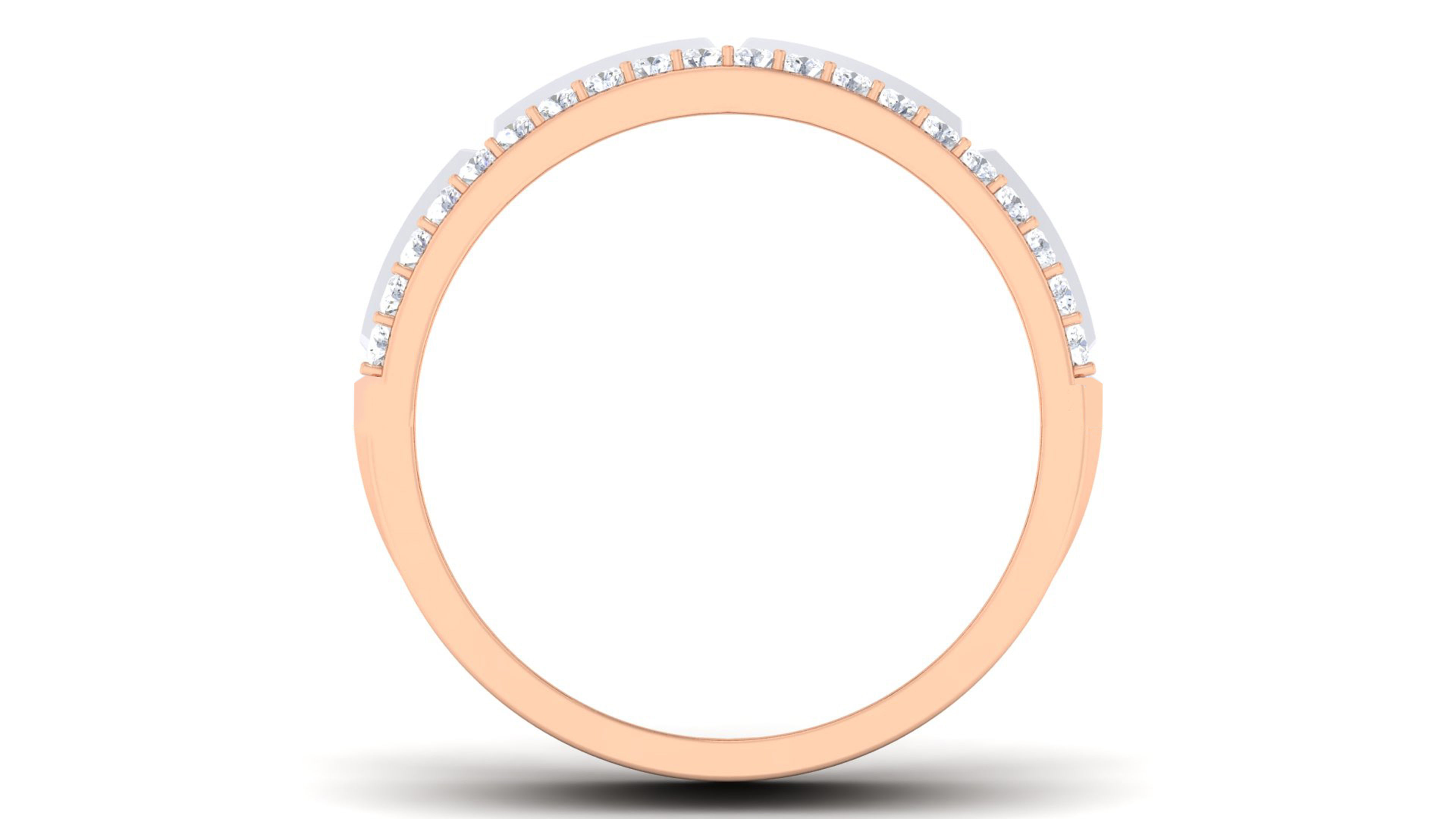 Couple Band Ring 3dm mgx render detail 3D print model_3