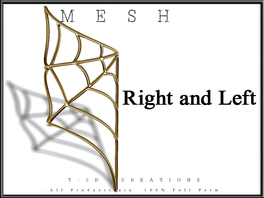 Spiderweb 02 - Curved  Low-poly 3D model_1