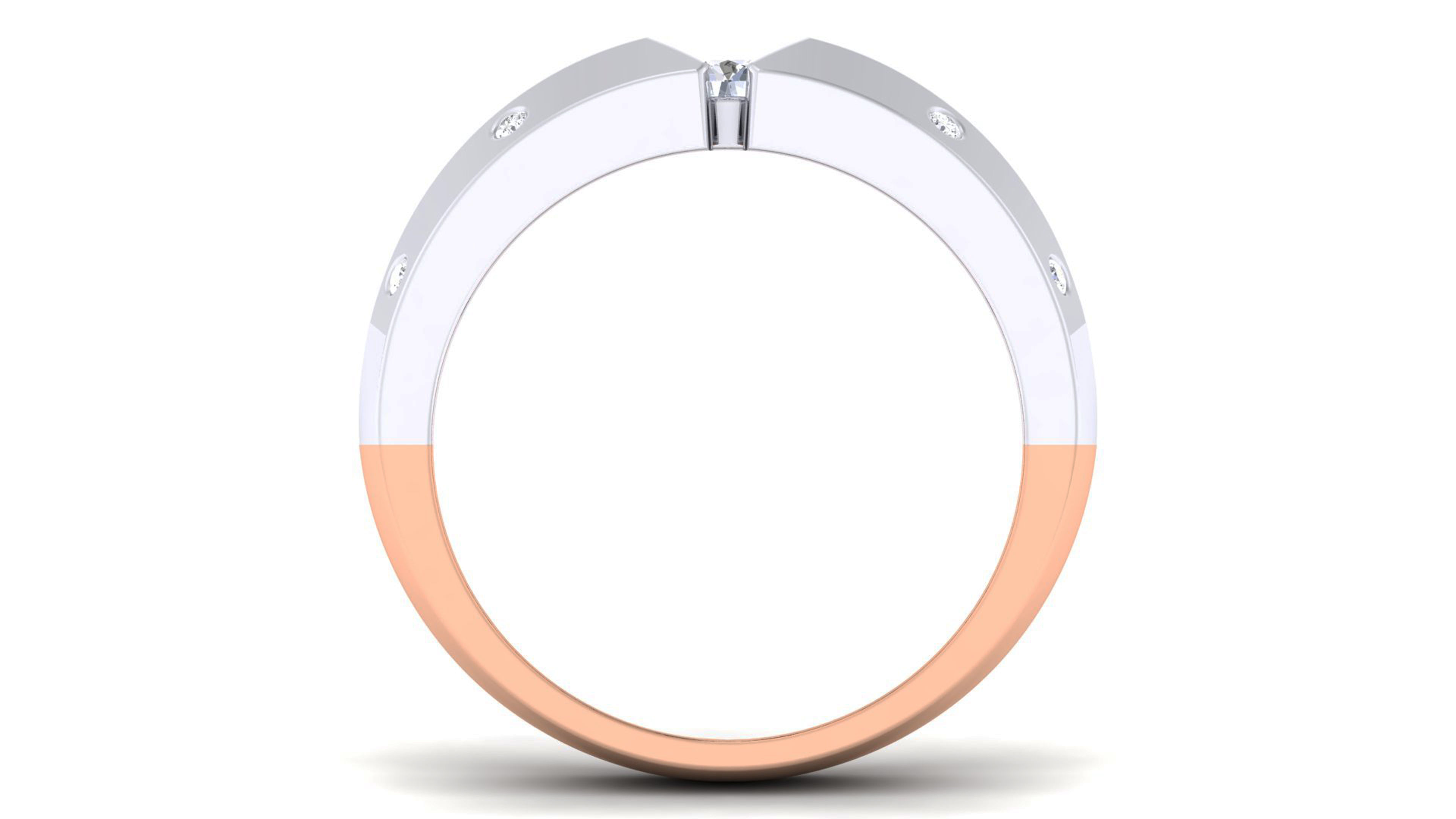 Couple Band Ring 3dm mgx render detail 3D print model_3